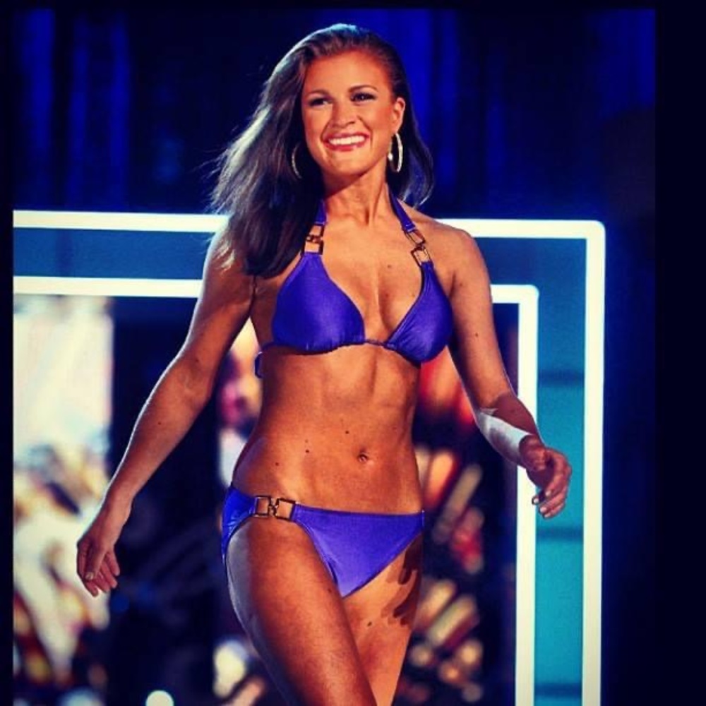 Purple Swimsuit (Pageant)